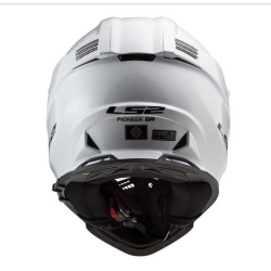 Kask motocyklowy Dual Sport LS2 MX702 Pioneer II Gloss White